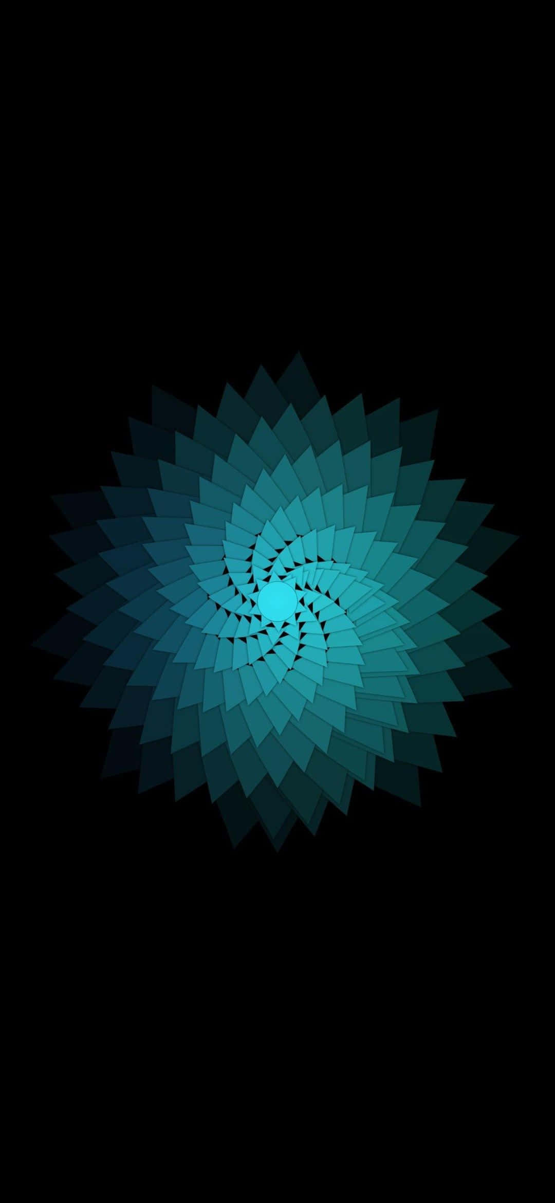 Sony Xperia 4K, teal, geometric shards, Full HD Phone Wallpaper