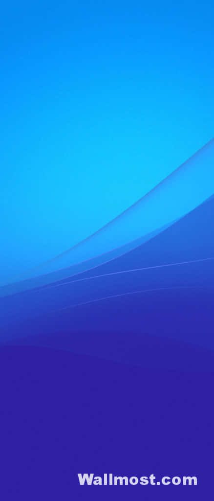 Sony Xperia 4K, blue hues, diagonally, SD Phone Wallpaper