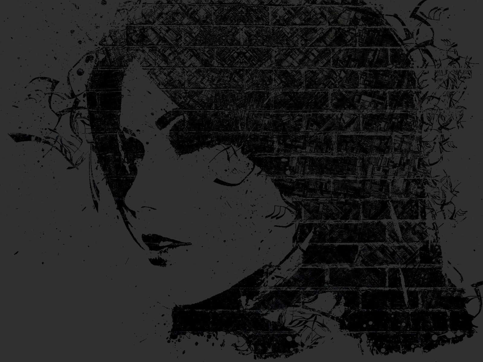 sophia bush, brick wall, black and white portrait, HD Desktop Wallpaper