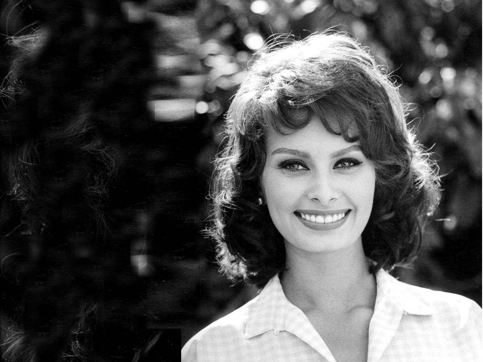 Sophia Loren, 1964, voluminous curls, HD Desktop Wallpaper