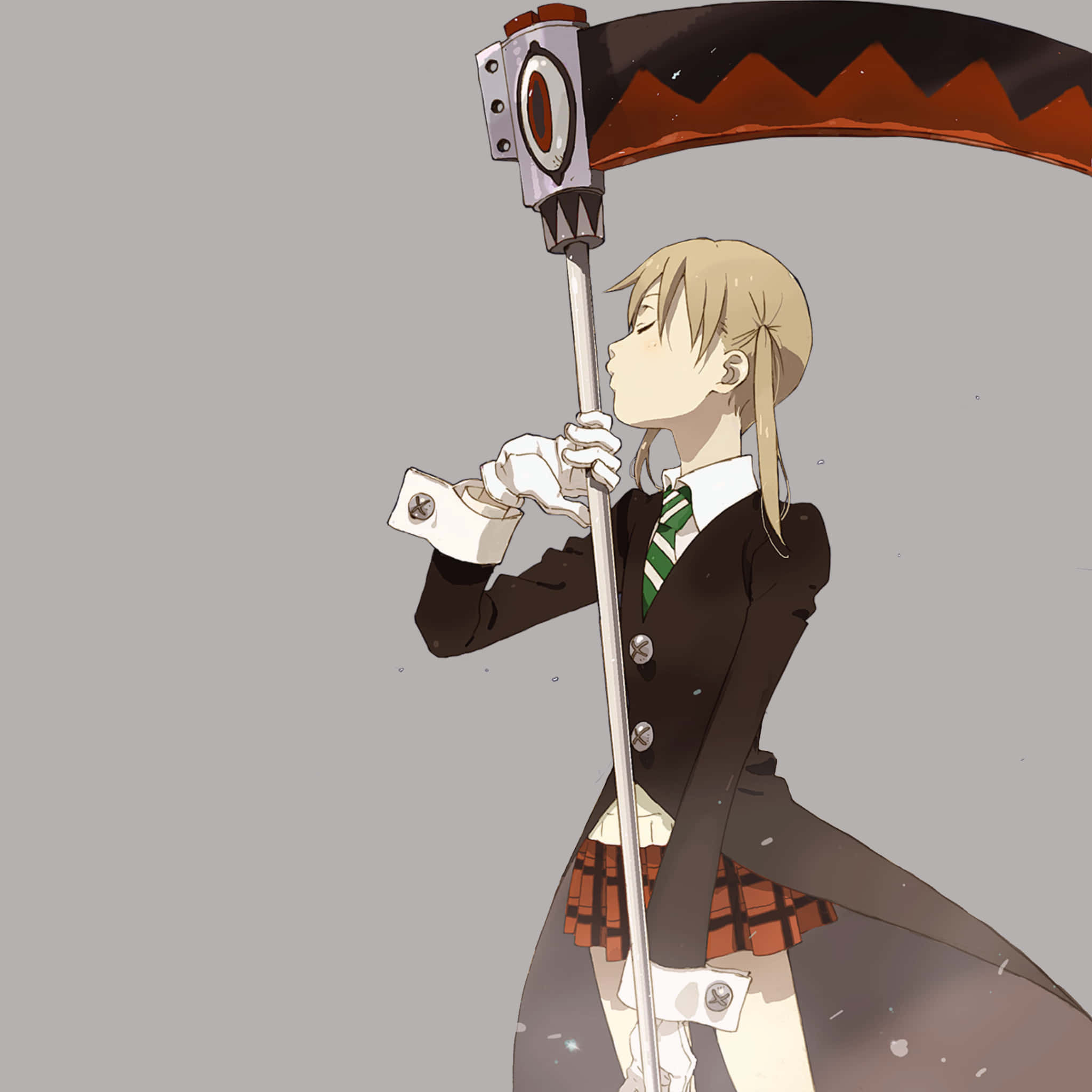 Soul Eater, blonde anime girl, school uniform, Full HD Desktop Wallpaper