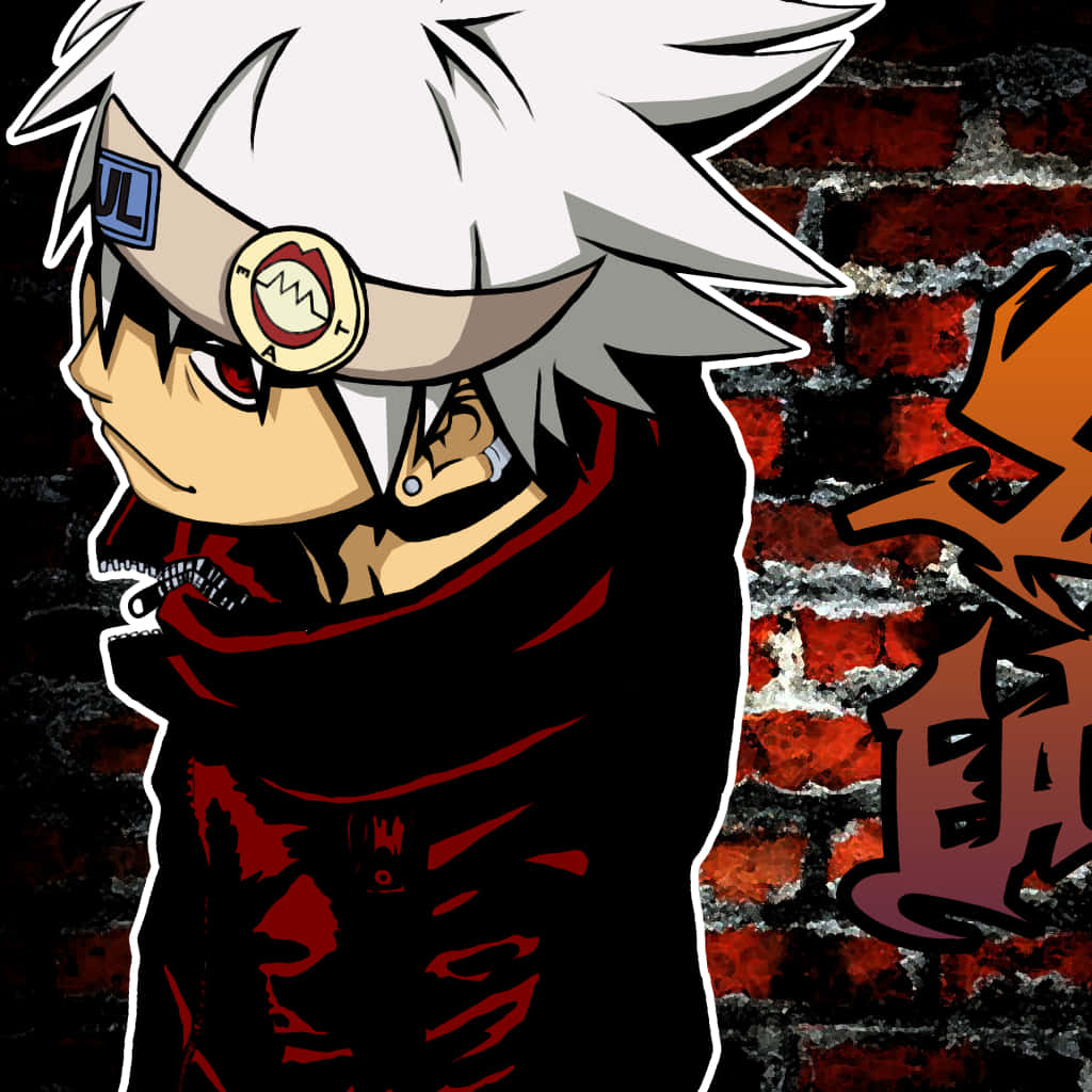 Soul Eater, white hair, red eyes, SD Desktop Wallpaper