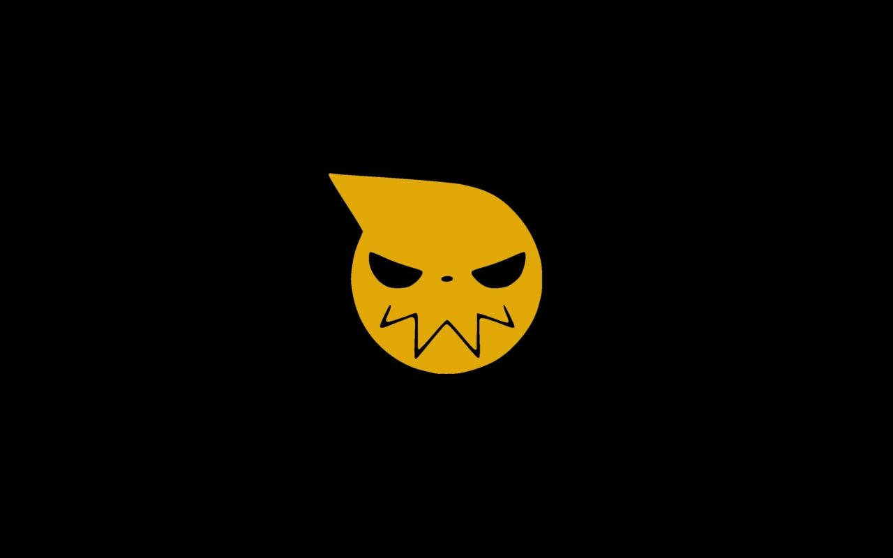 Soul Eater, Yellow Soul, Black Background, HD Desktop Wallpaper
