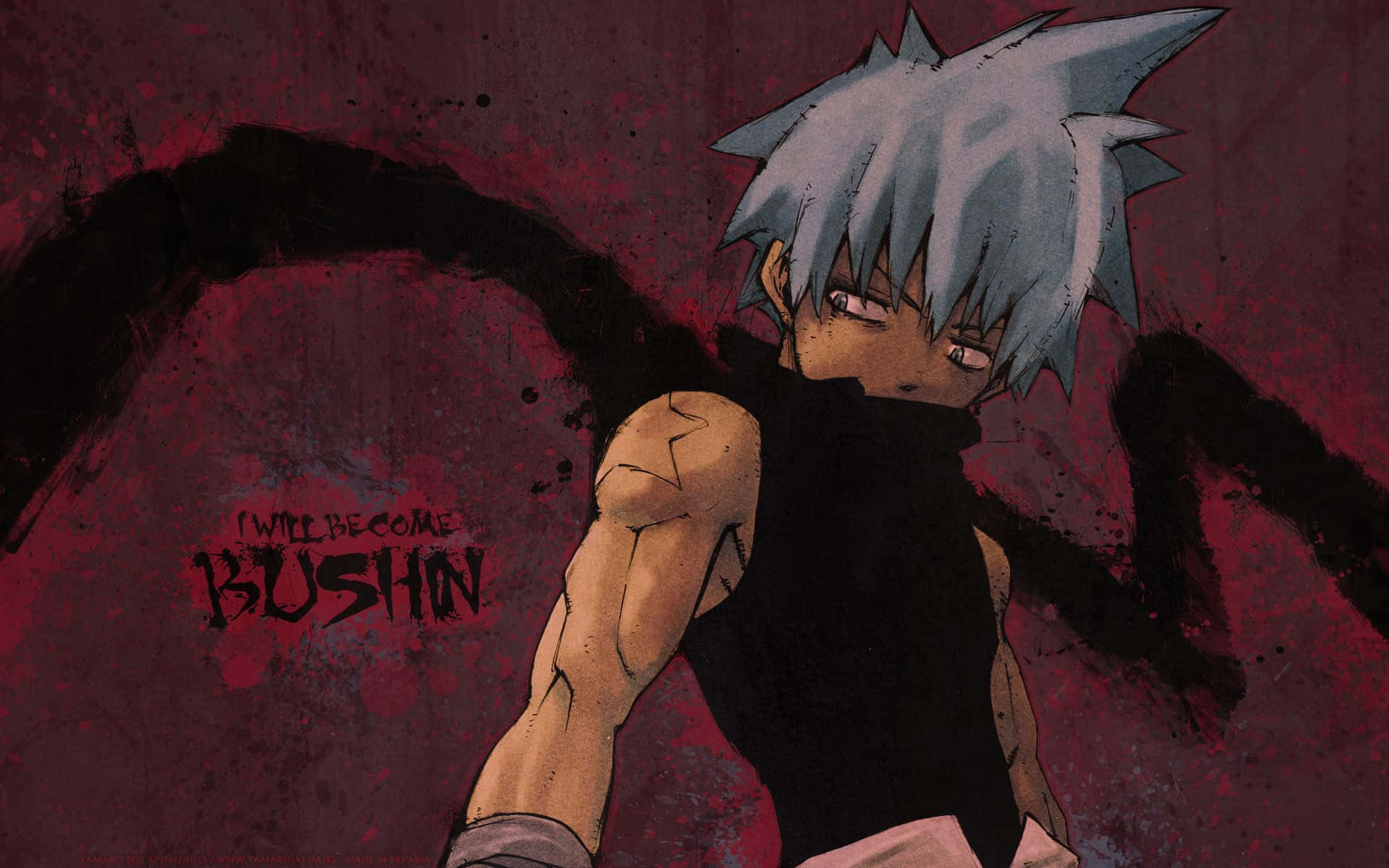 Black Star, Soul Eater, spiky silver hair, Full HD Desktop Wallpaper