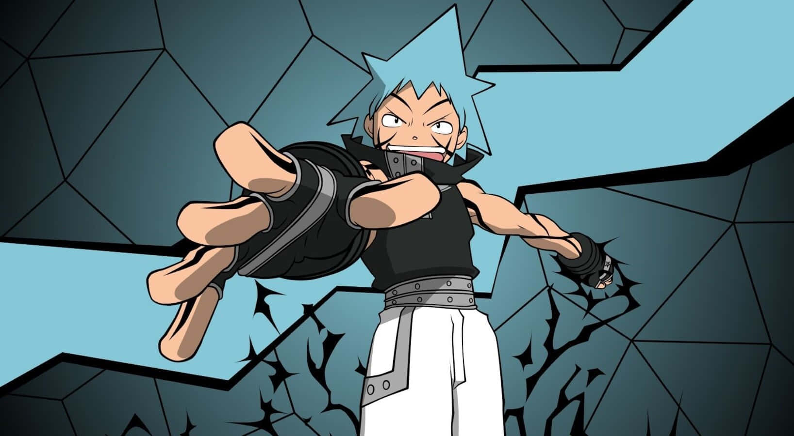 Soul Eater, Black Star, blue-haired, HD Desktop Wallpaper