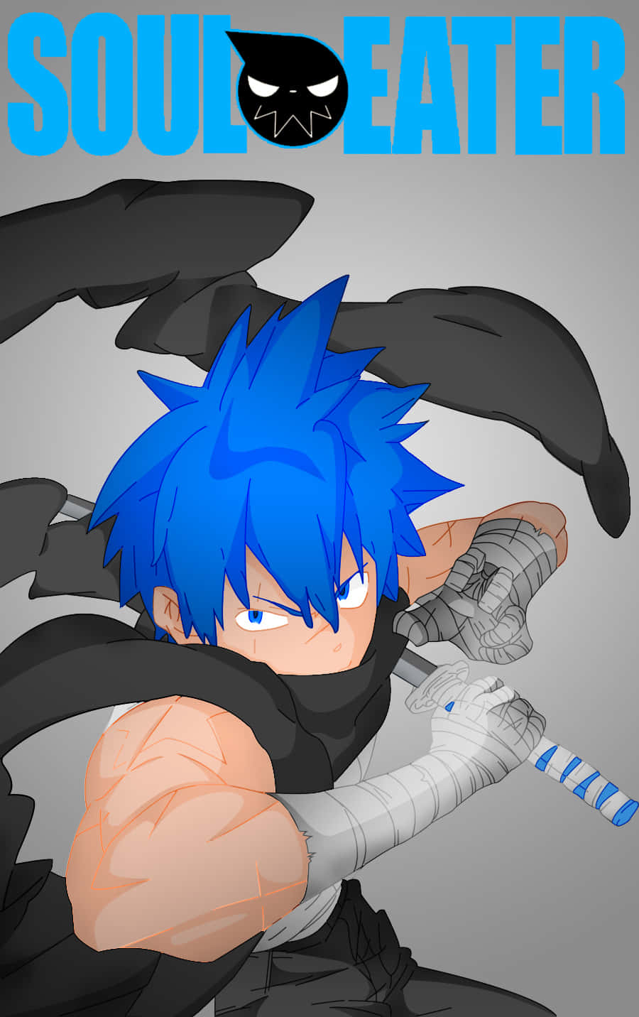 Black Star, Soul Eater, blue-haired, HD Phone Wallpaper
