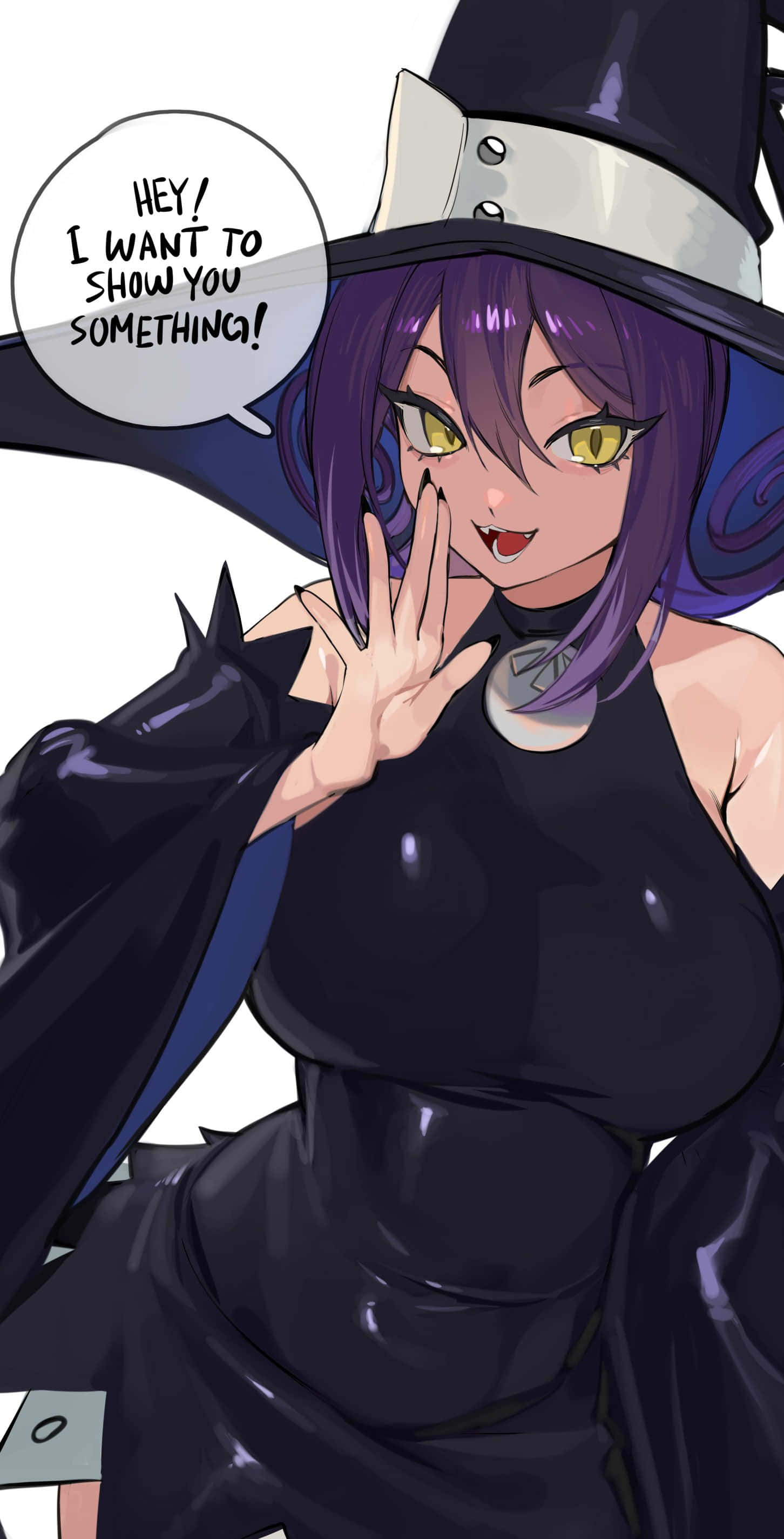 Blair, Soul Eater, purple hair, 2K Phone Wallpaper