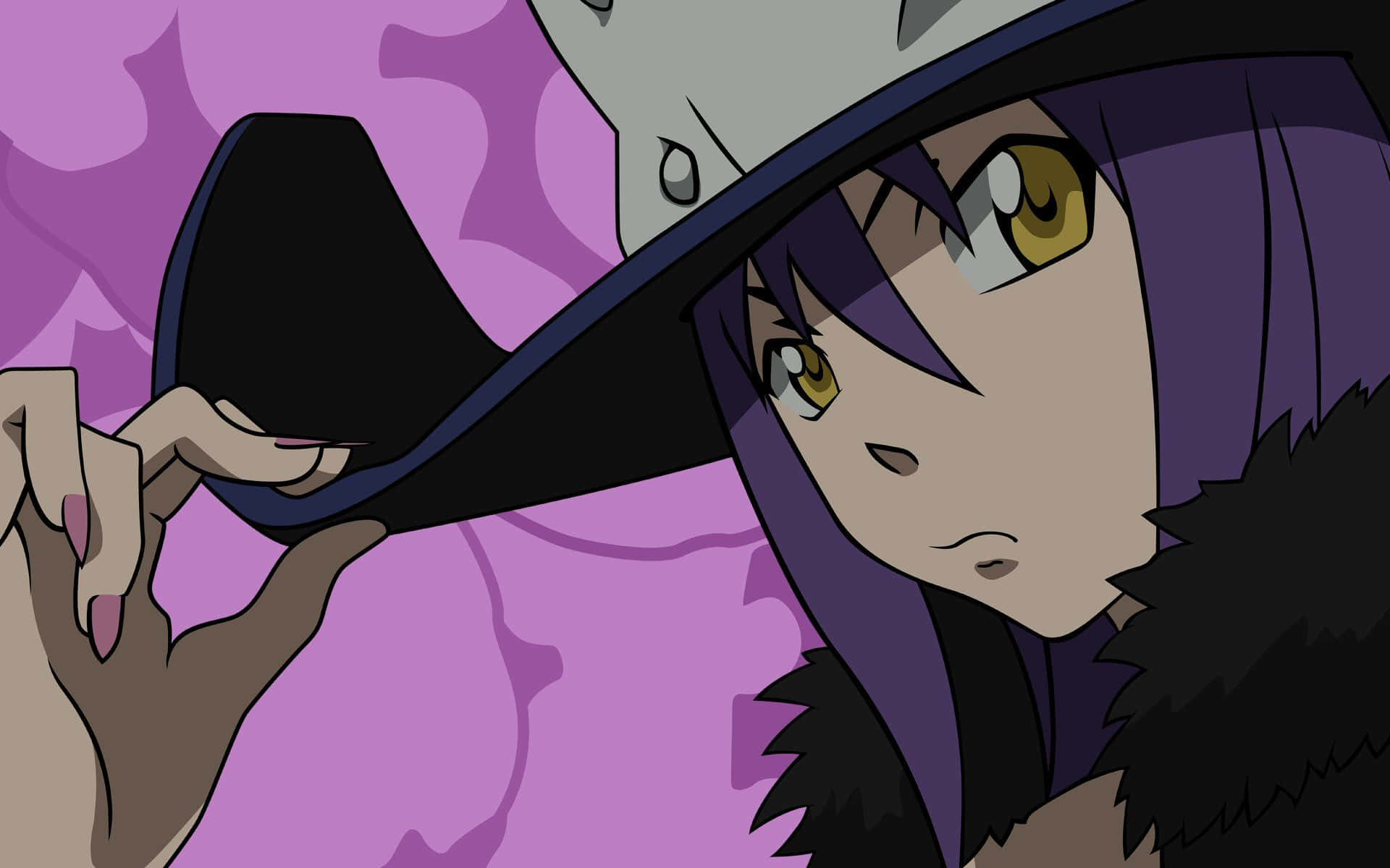 Blair, Soul Eater, purple hair, Full HD Desktop Wallpaper