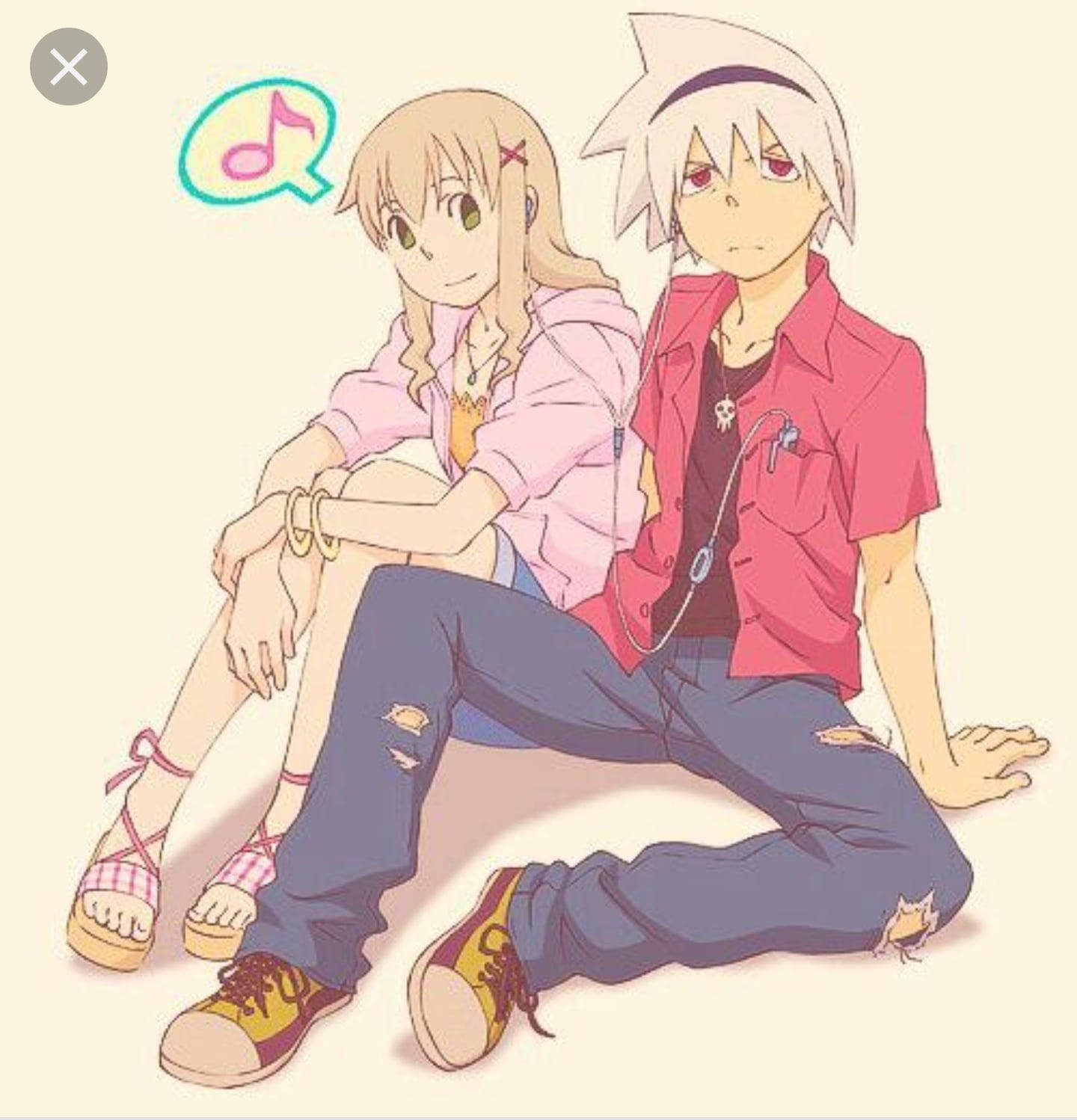Soul Eater Characters, anime teens, earphones, HD Phone Wallpaper