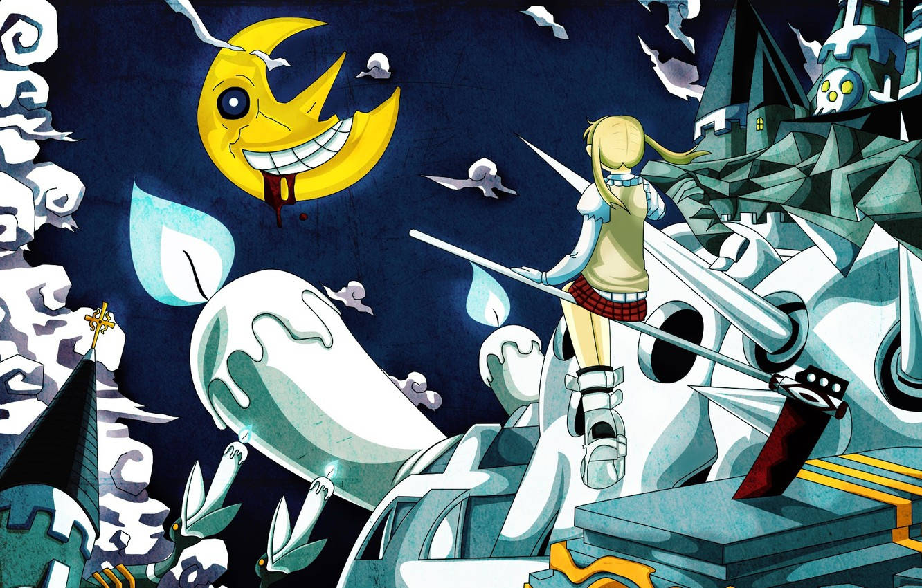 Soul Eater Characters, blonde anime girl, sword, HD Desktop Wallpaper