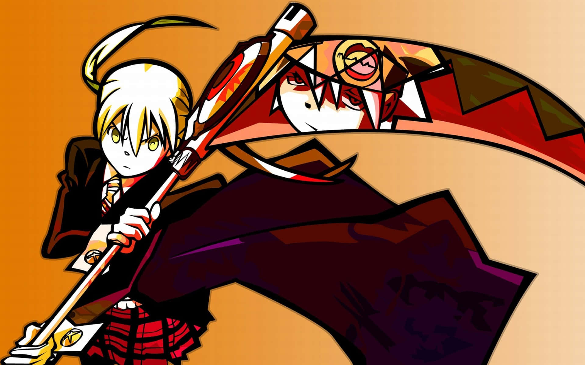 Death the Kid, Soul Eater, white hair, Full HD Desktop Wallpaper