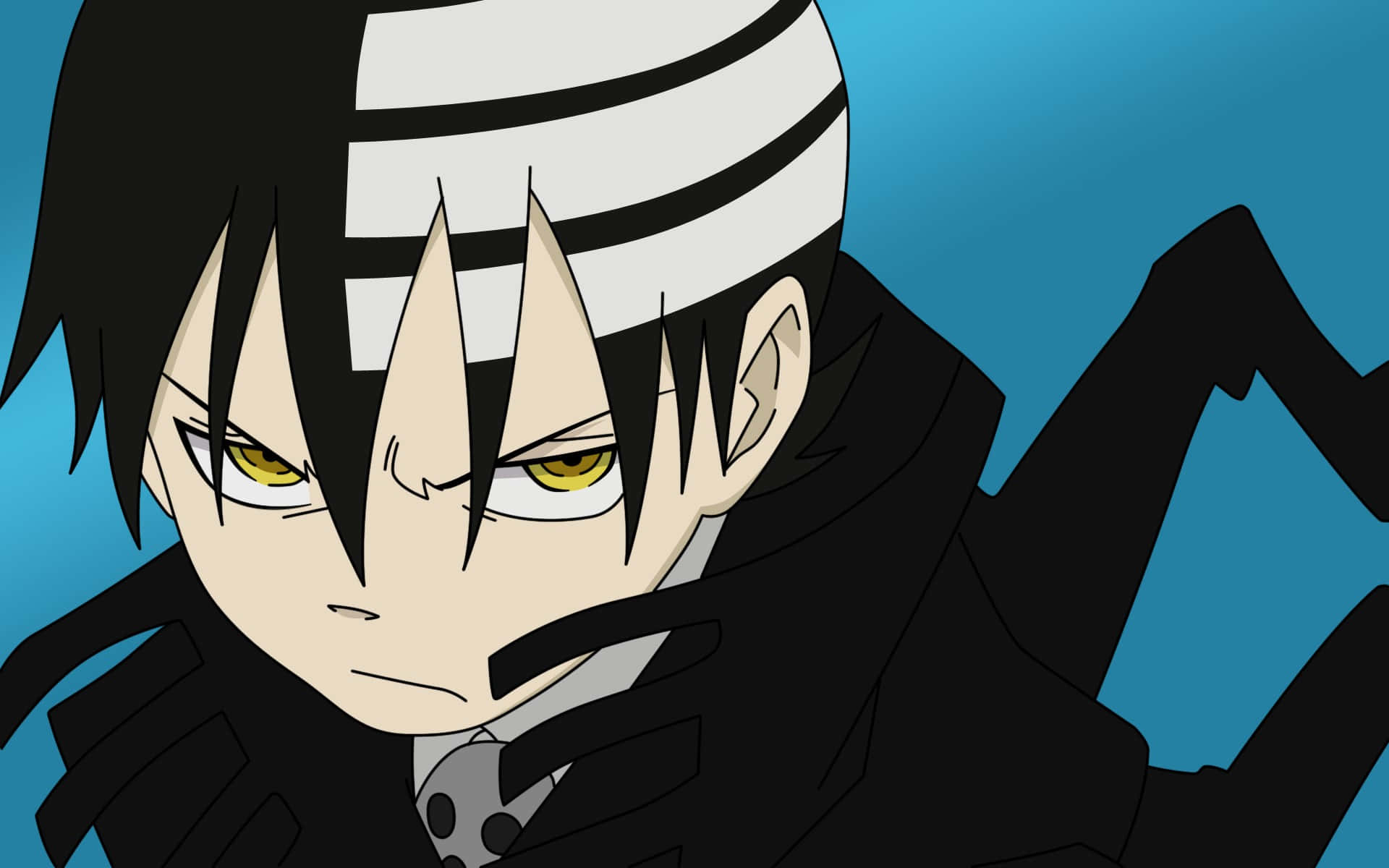 Soul Eater, Death The Kid, black hair, Full HD Desktop Wallpaper