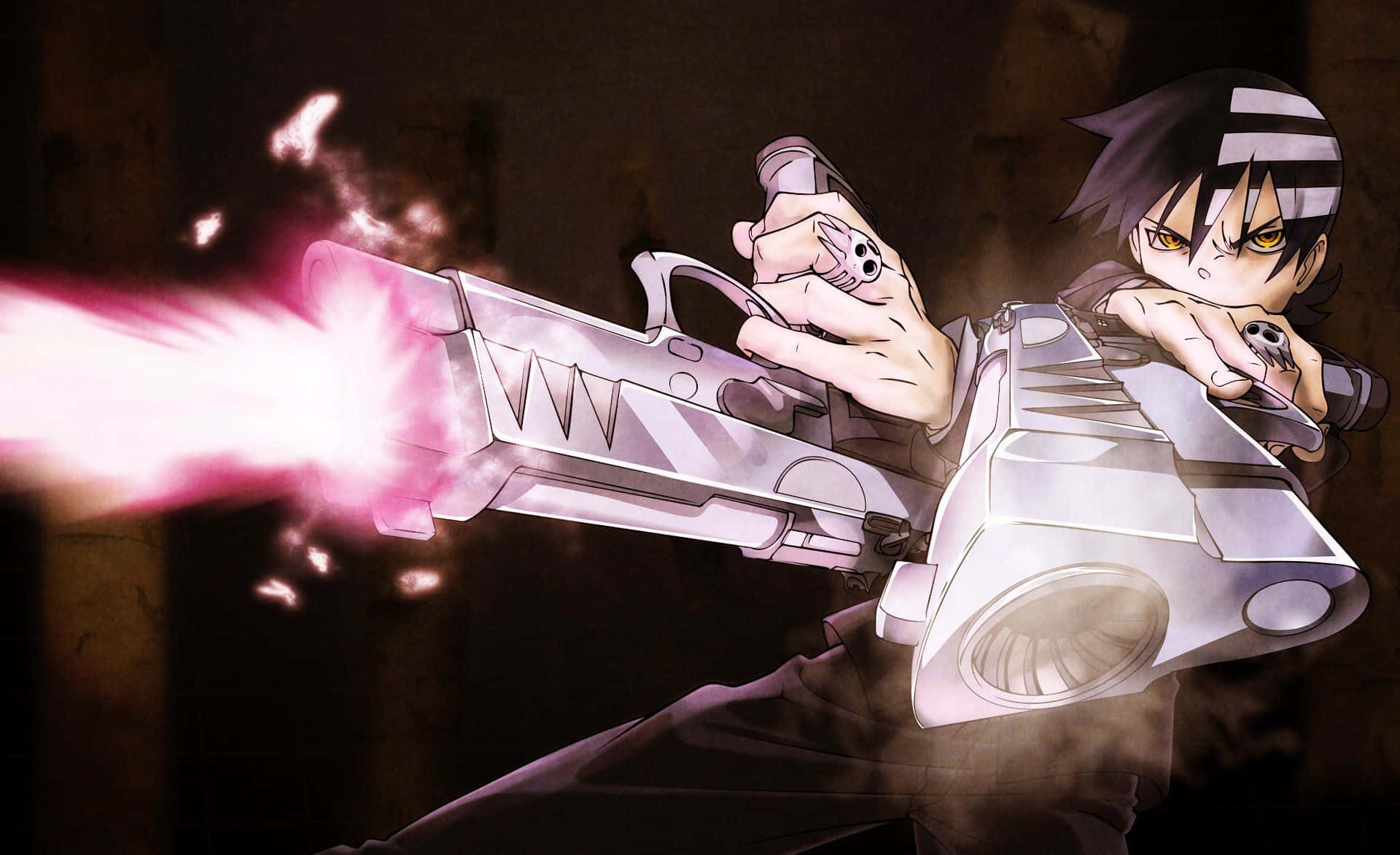 Soul Eater, Death The Kid, black hair, Full HD Desktop Wallpaper