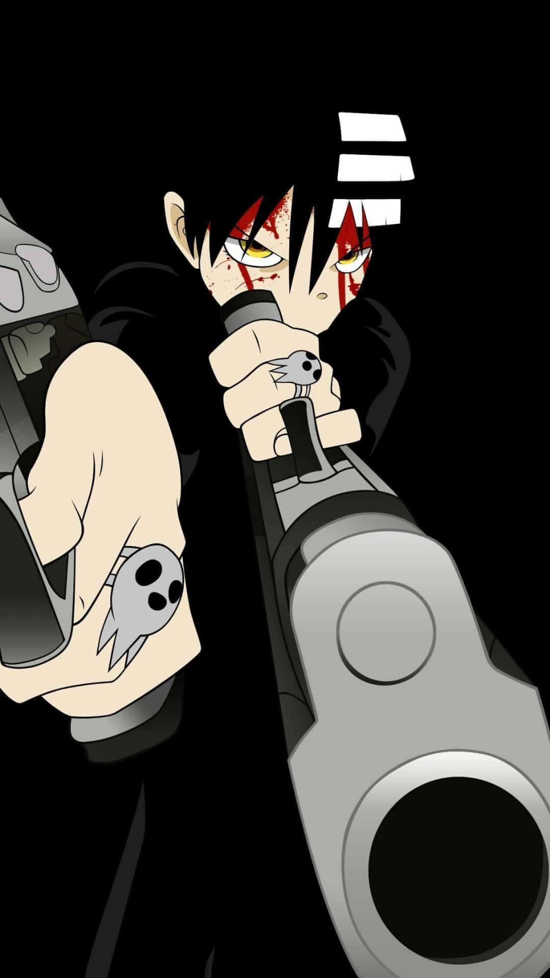 Soul Eater, Death The Kid, yellow eyes, Full HD Phone Wallpaper