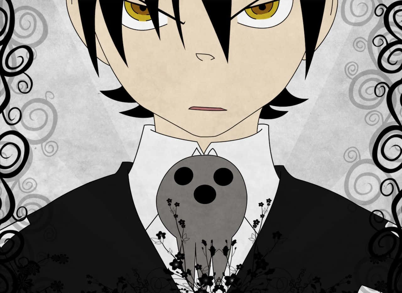 Soul Eater, Death the Kid, black suit, HD Desktop Wallpaper