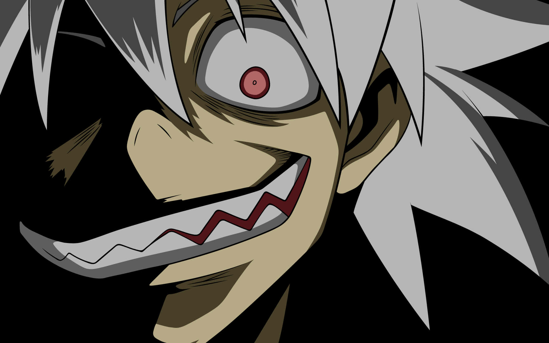 Soul Eater, spiky white hair, jagged toothed grin, Full HD Desktop Wallpaper