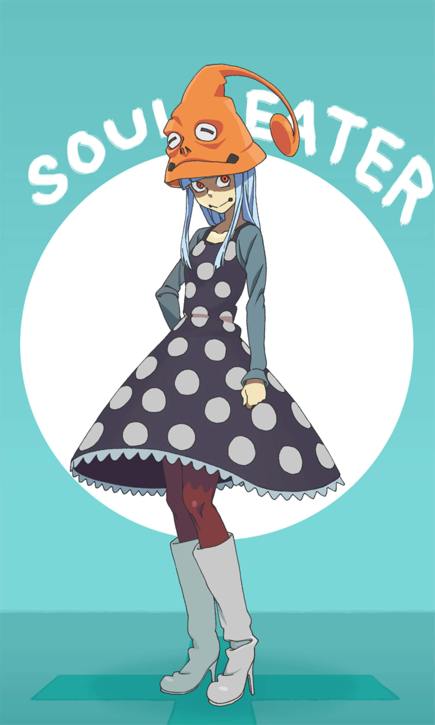 Eruka Frog, Soul Eater, blue hair, Full HD Phone Wallpaper