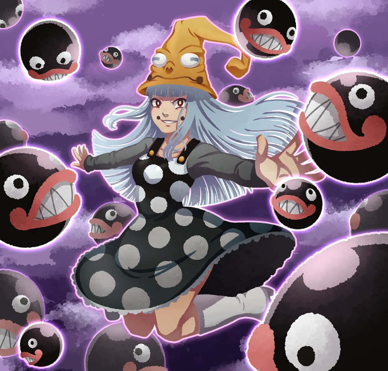 Eruka Frog, Soul Eater, silver hair, HD Desktop Wallpaper