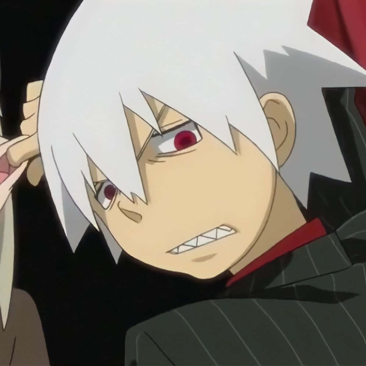 Soul Eater, white hair, red eyes, SD Desktop Wallpaper