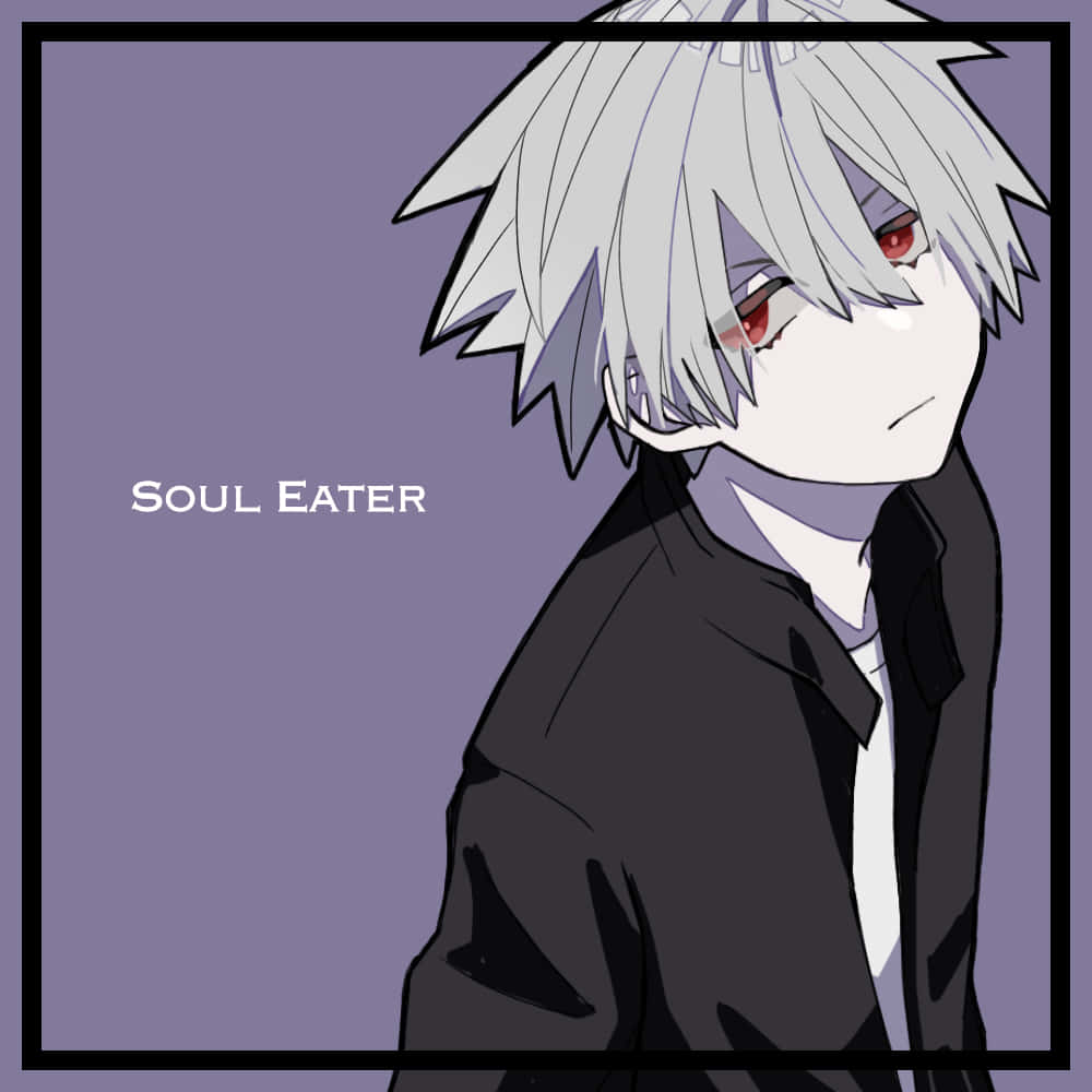Soul Eater Evans, spiky silver hair, red eyes, SD Desktop Wallpaper