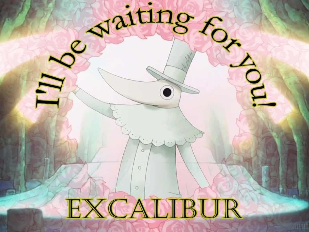 Soul Eater, Excalibur, white-robed figure, SD Desktop Wallpaper