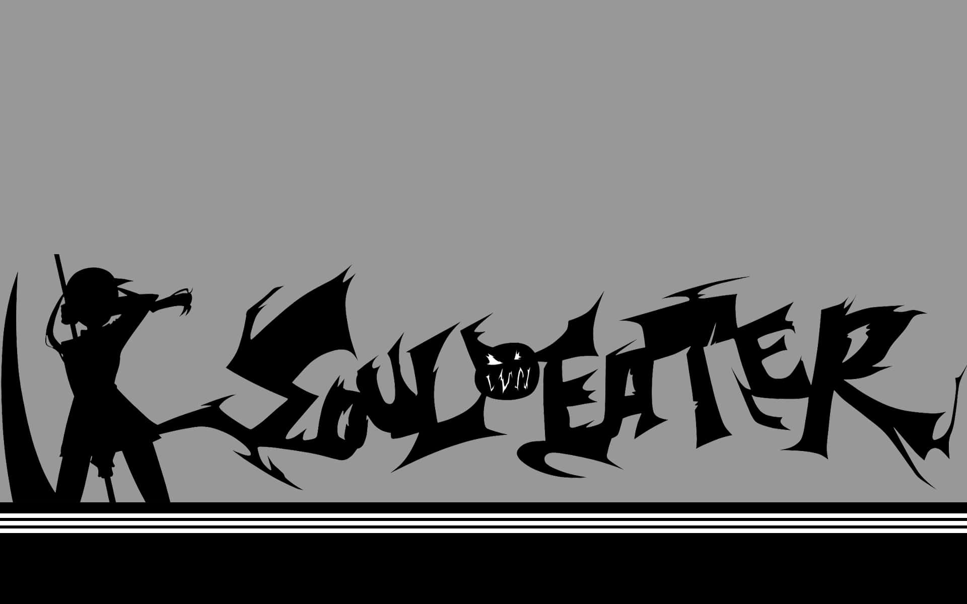 Soul Eater Manga, SOUL EATER, black silhouette, Full HD Desktop Wallpaper