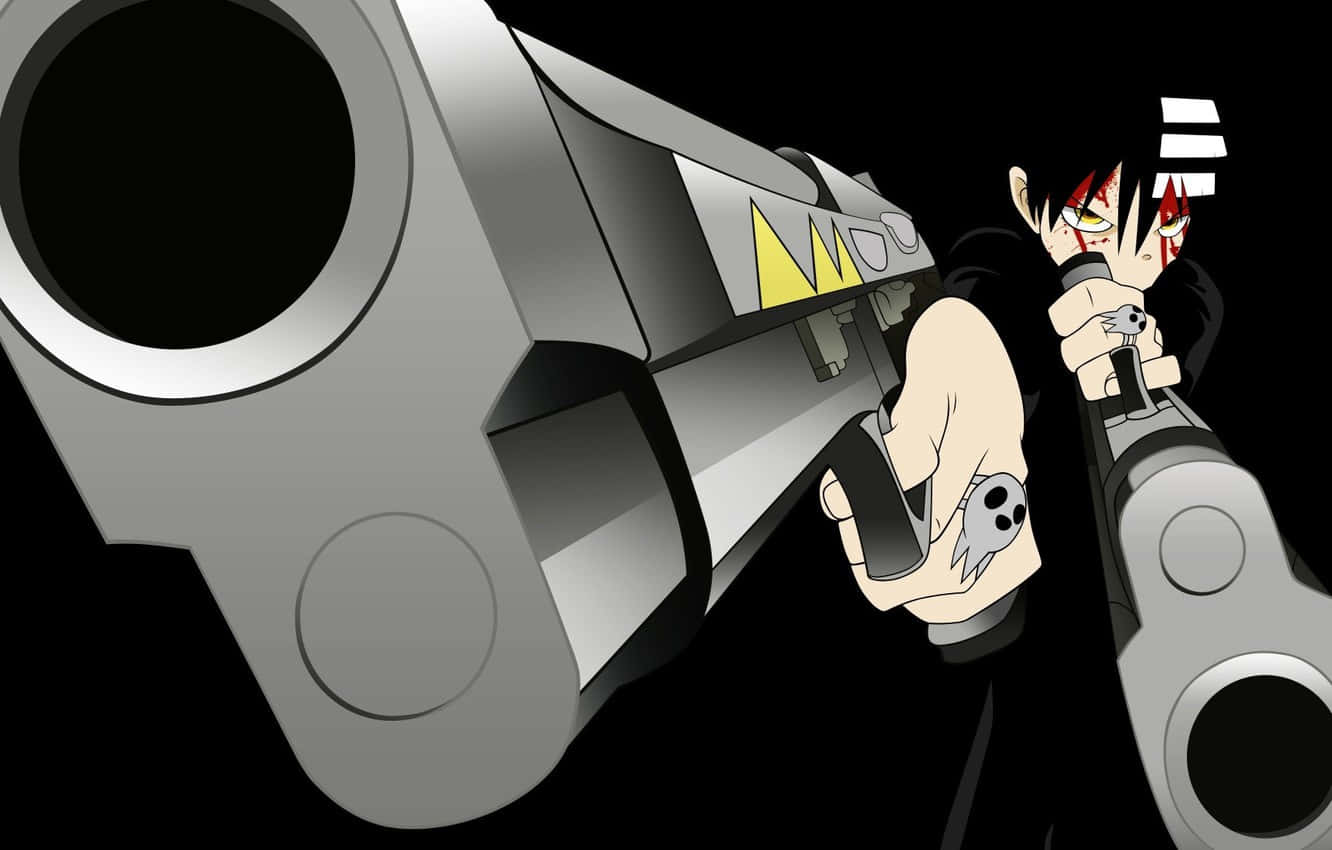 Soul Eater Manga, red eyes, bloodied face, HD Desktop Wallpaper