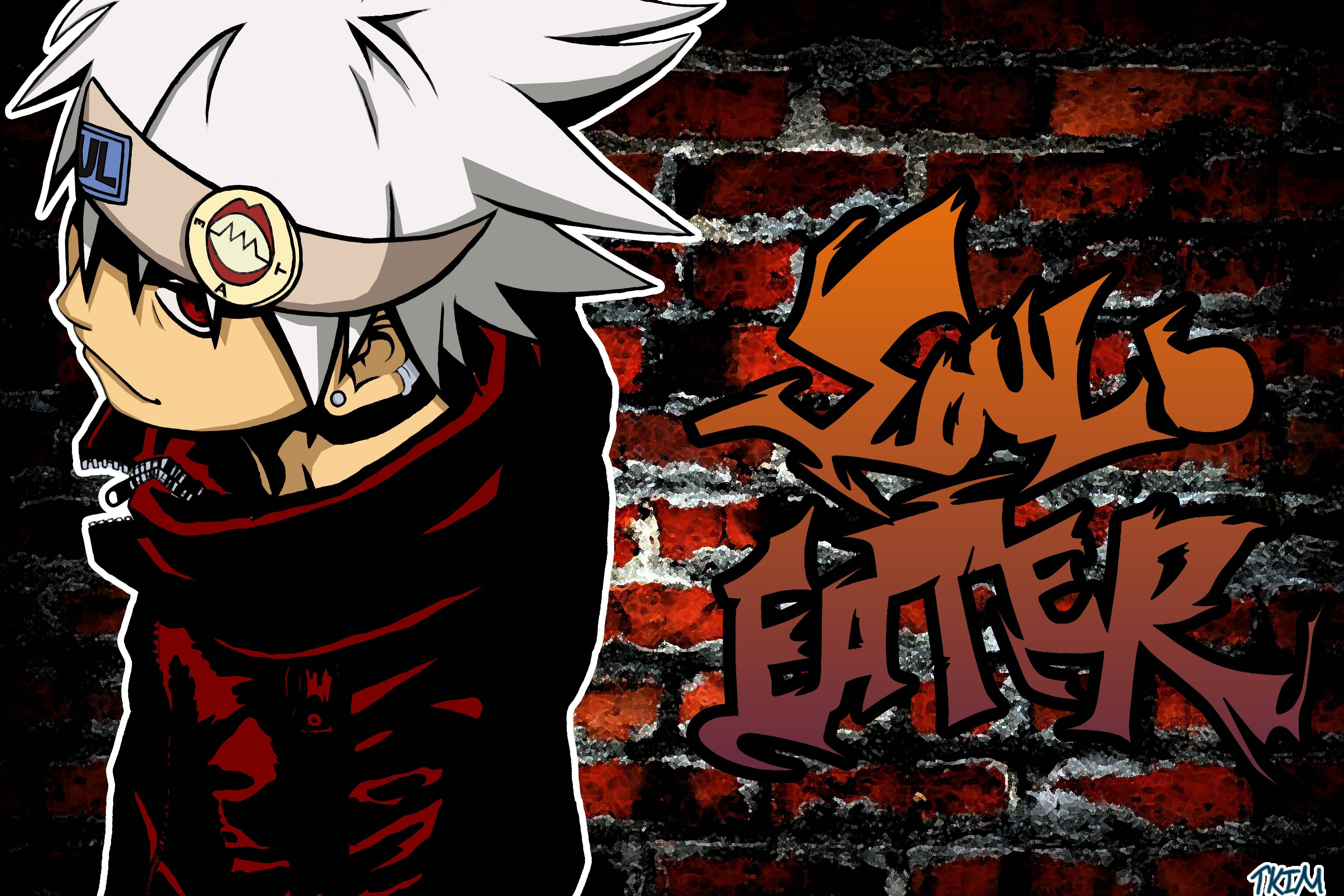 Soul Eater, white hair, red eyes, 5K Desktop Wallpaper
