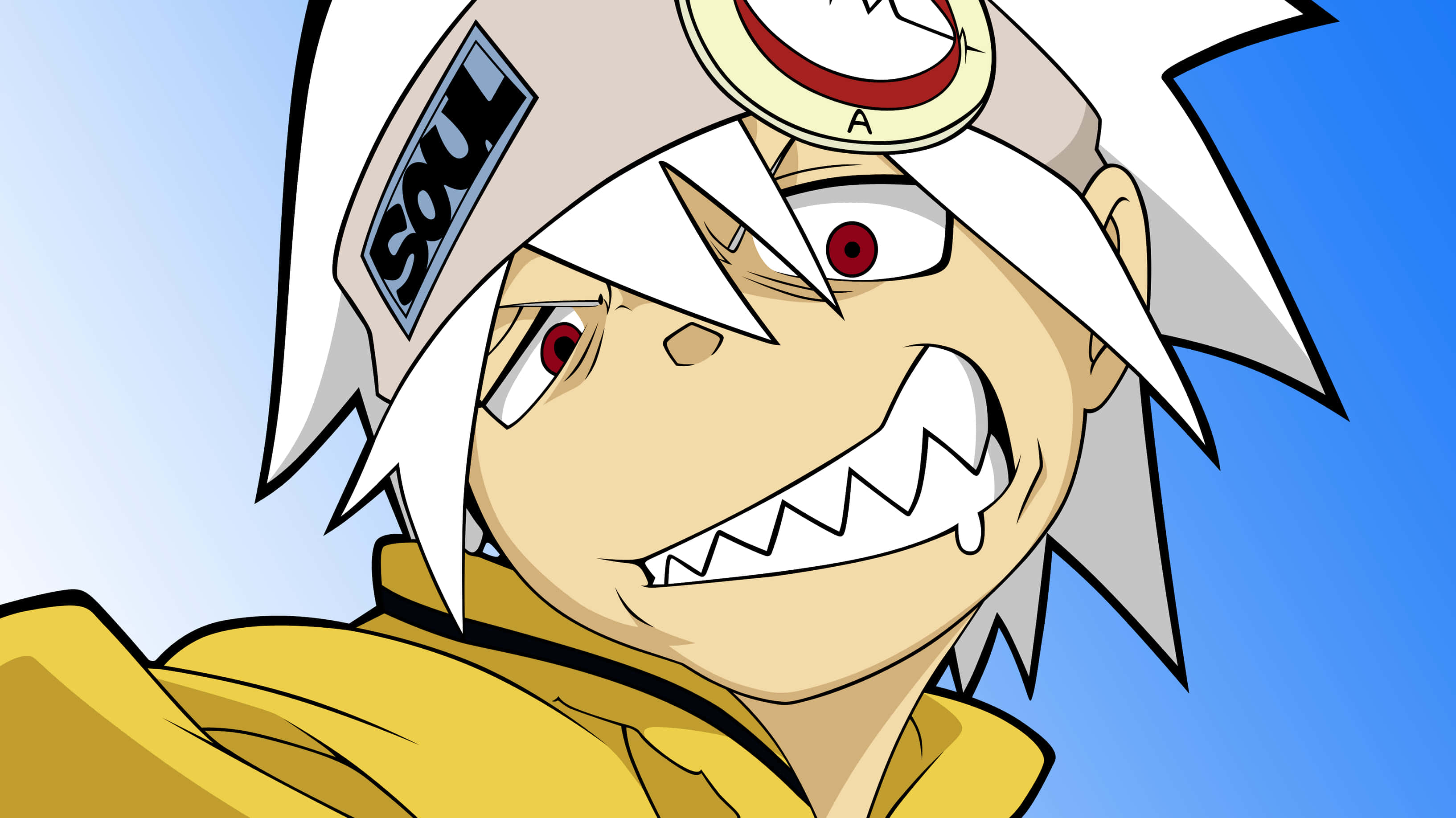 Soul Eater, Pfp, white spiky hair, 2K Desktop Wallpaper