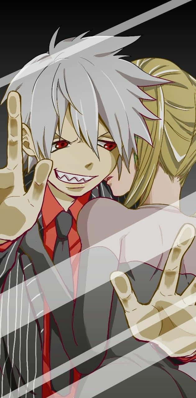 Soul Eater, spiky white hair, red eyes, HD Phone Wallpaper