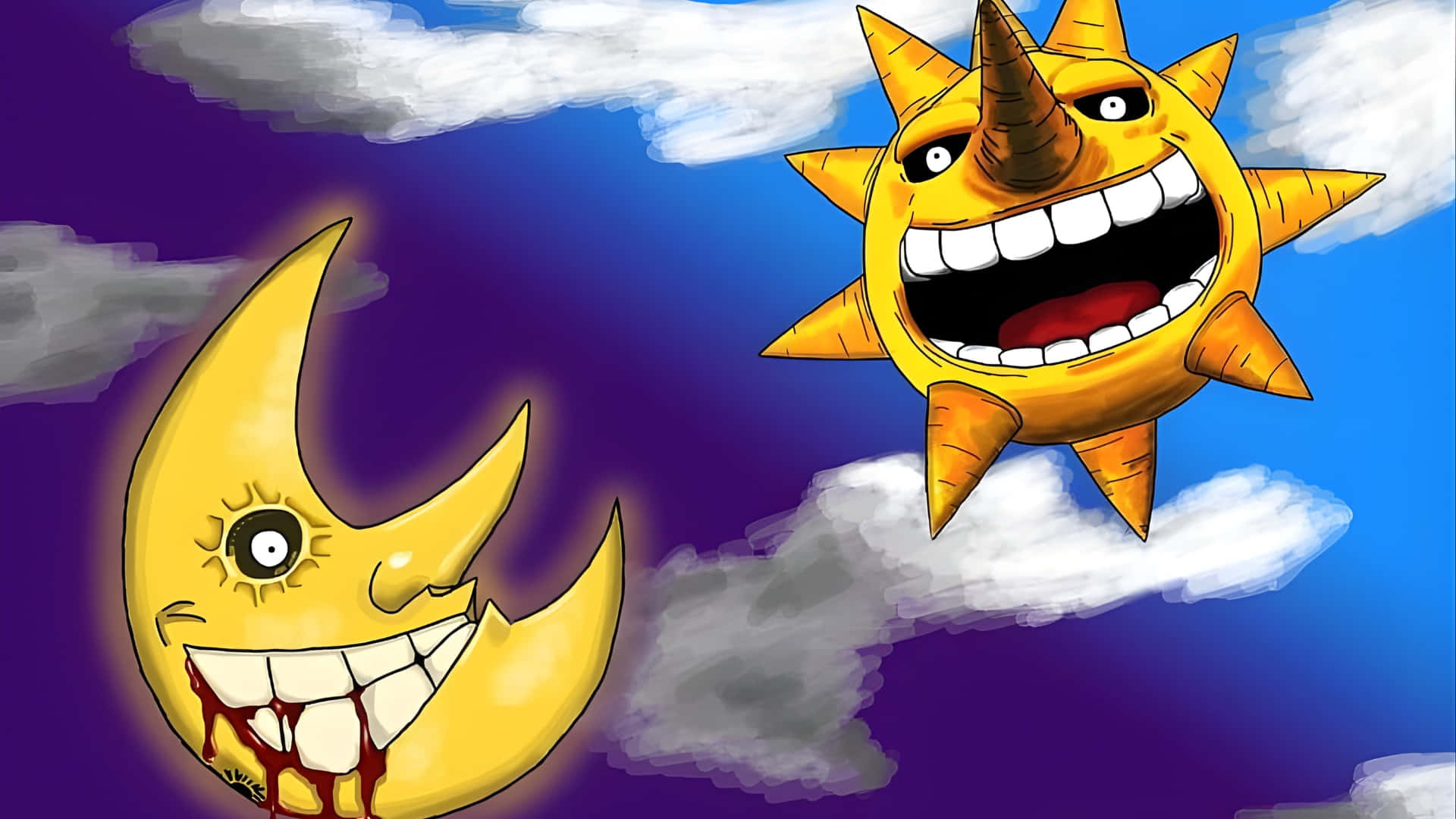 Soul Eater Sun, Soul Eater Sun And Moon, sun, Full HD Desktop Wallpaper