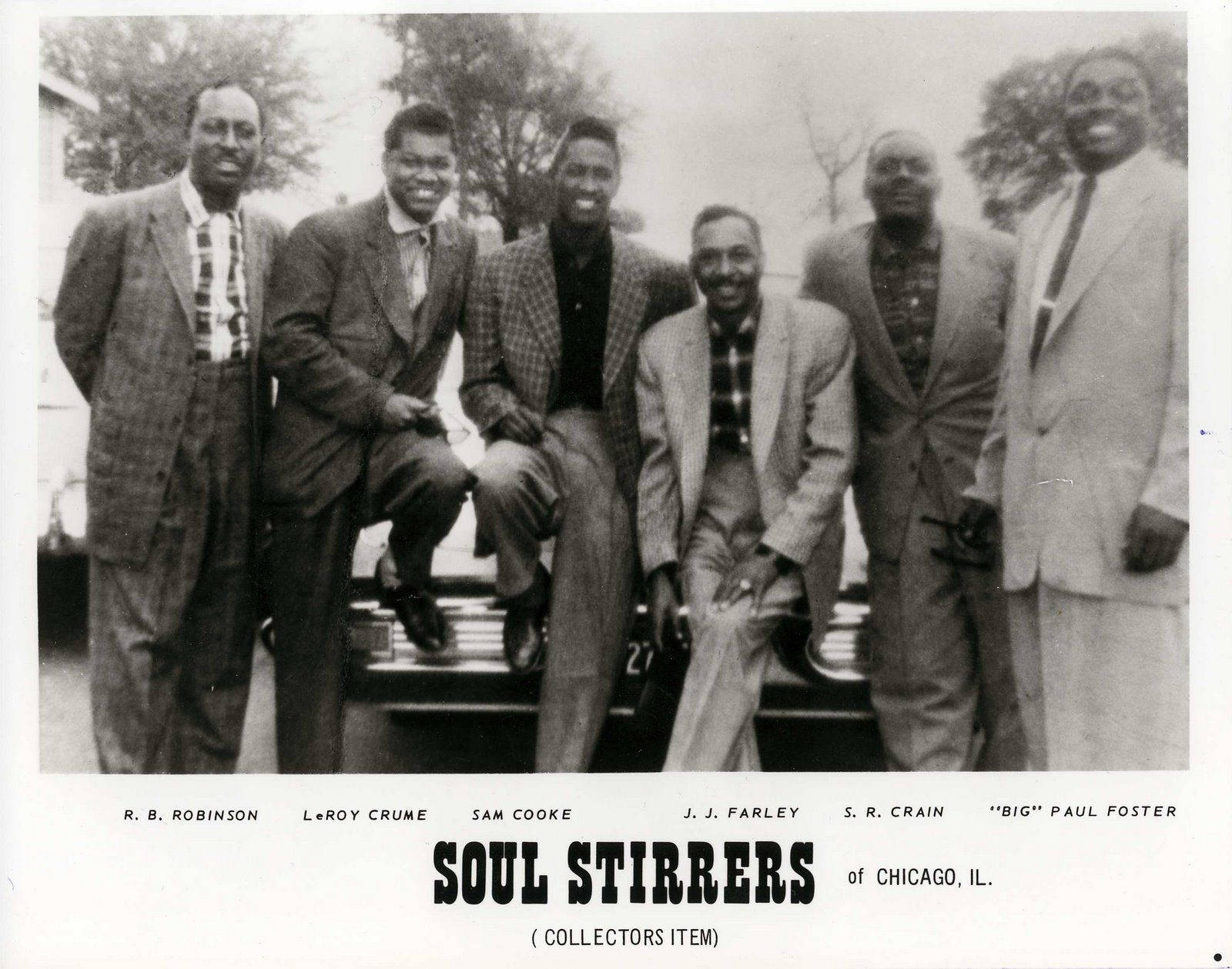 The Soul Stirrers, music group, six smiling Black men, HD Desktop Wallpaper