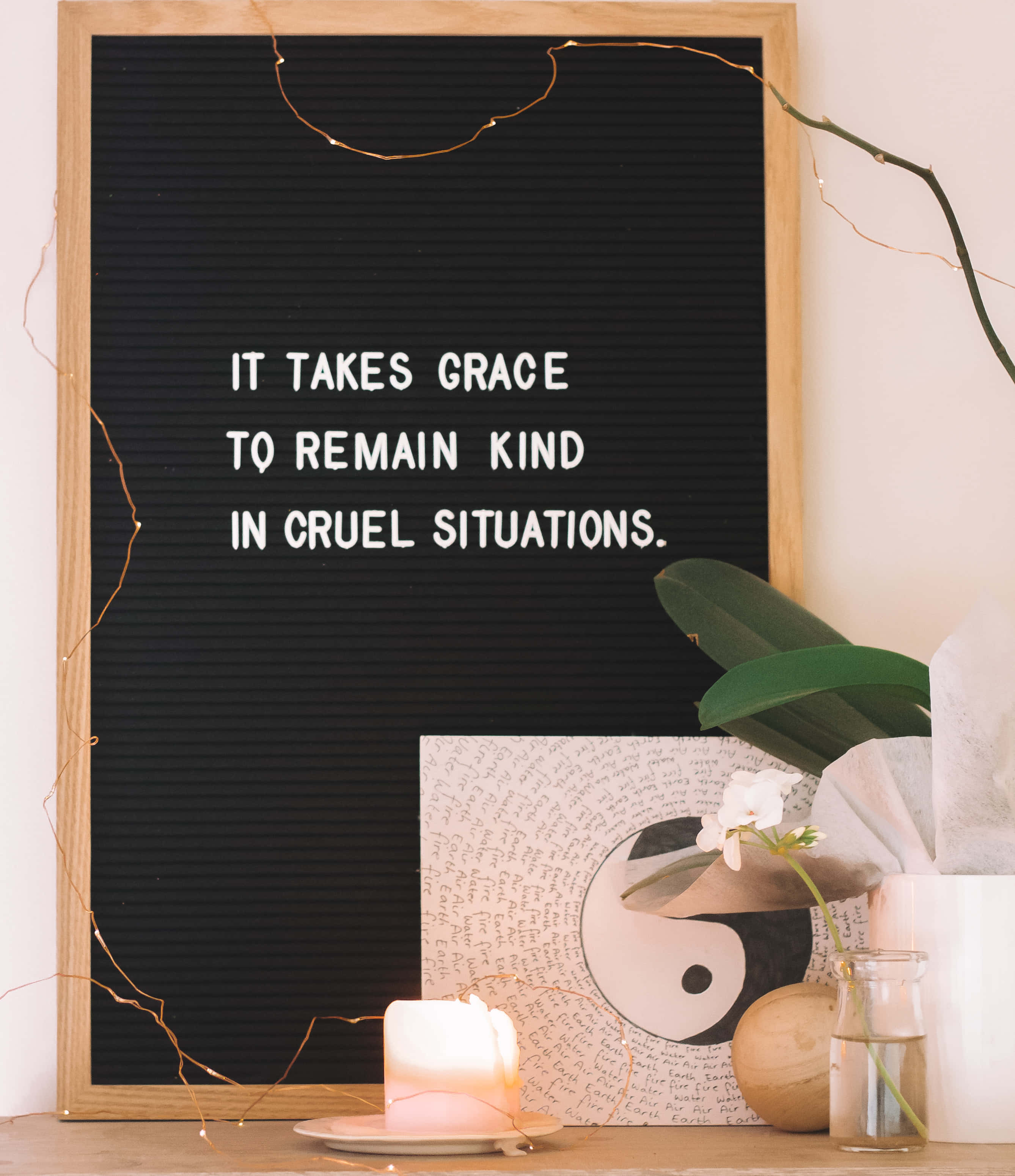 Soulful, black letterboard, motivational quote, 2K Phone Wallpaper
