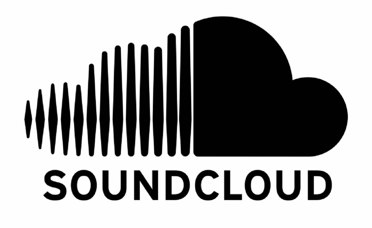 SoundCloud, black, white, HD Desktop Wallpaper