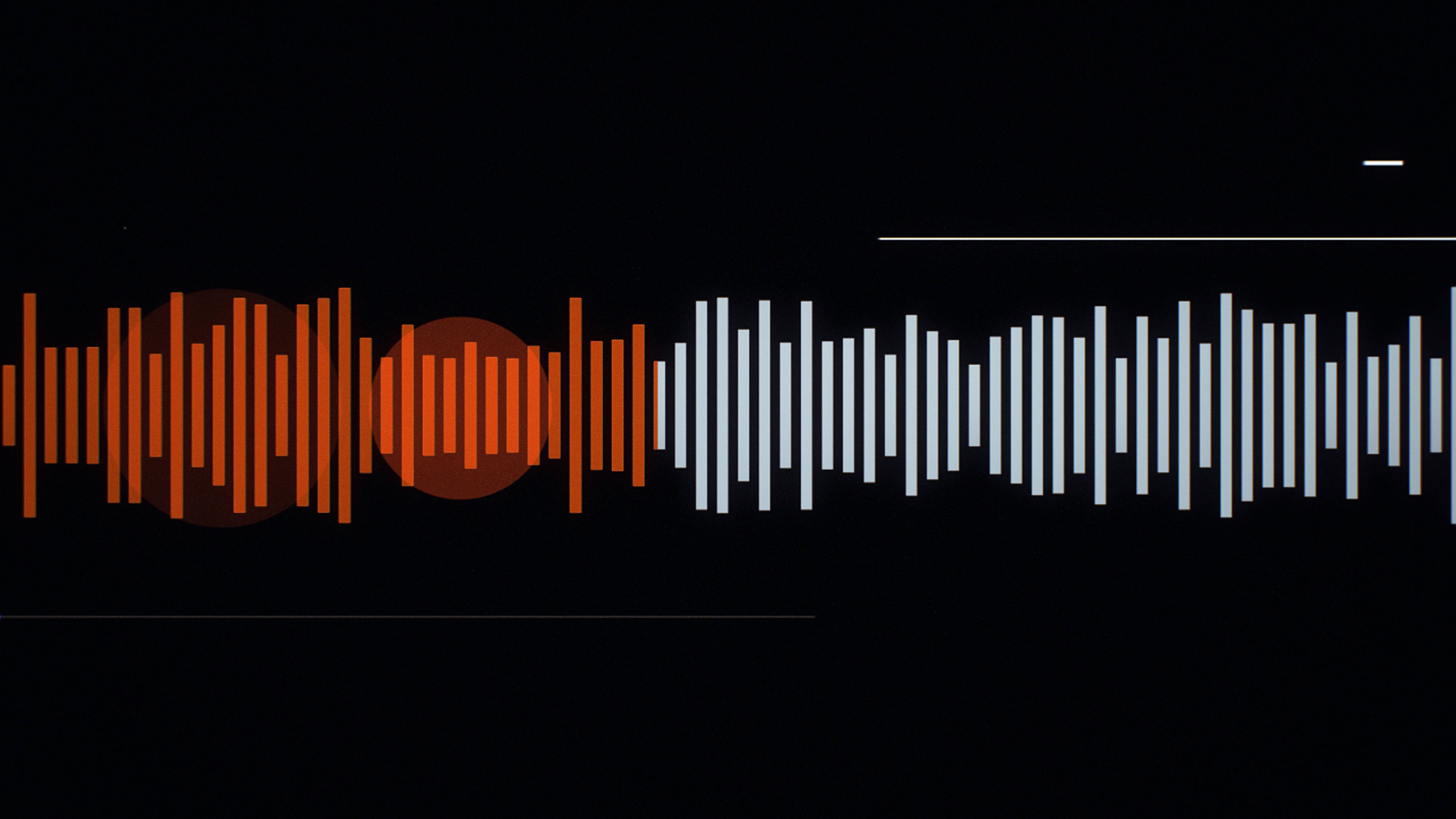 SoundCloud, orange, white, 5K Desktop Wallpaper