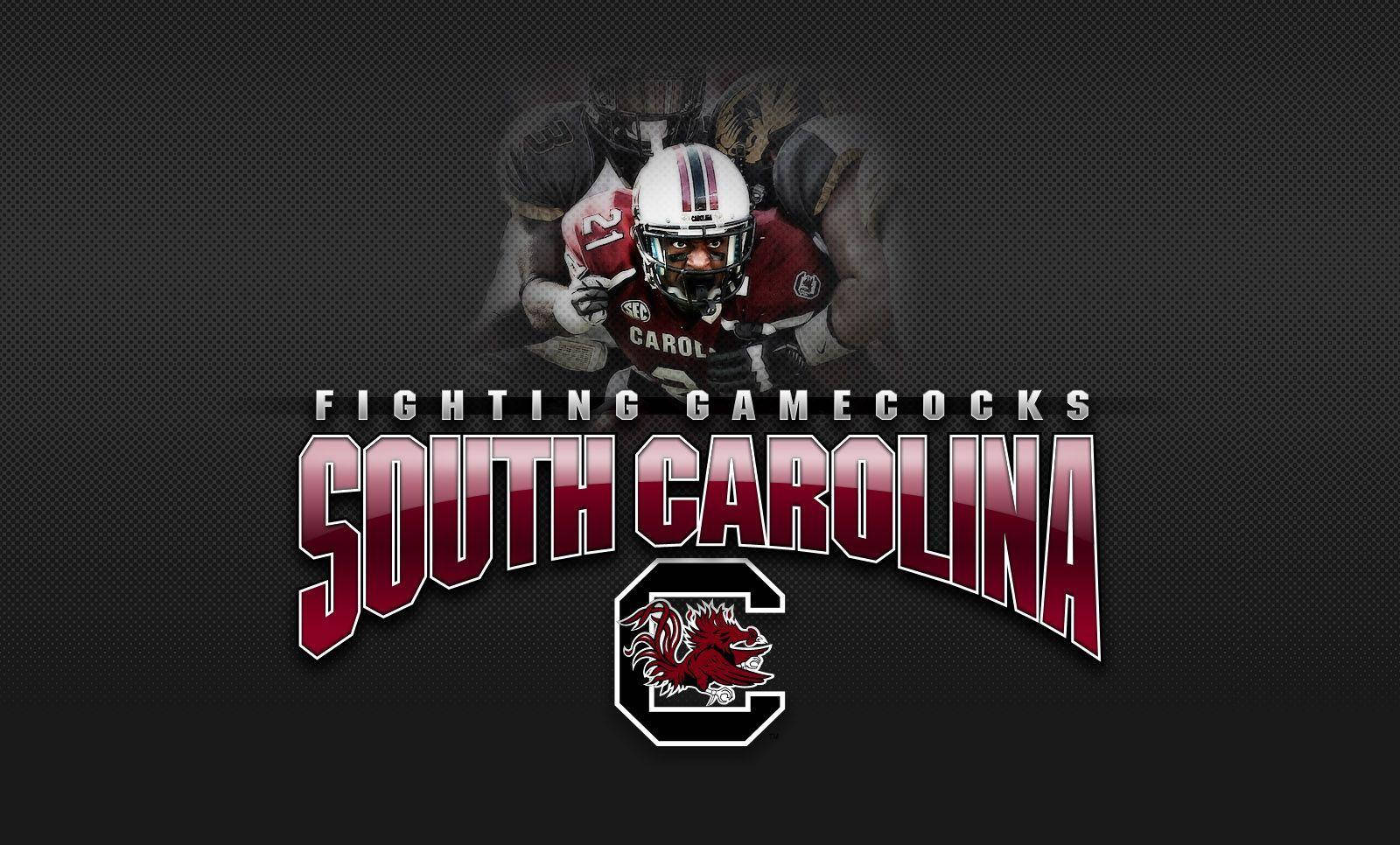 South Carolina Gamecocks, football player, South Carolina uniform, HD Desktop Wallpaper