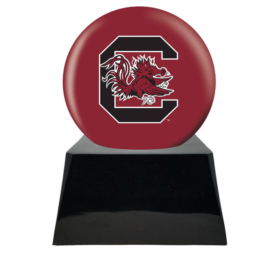 South Carolina Gamecocks, glossy maroon sphere, bold black C, SD Desktop Wallpaper