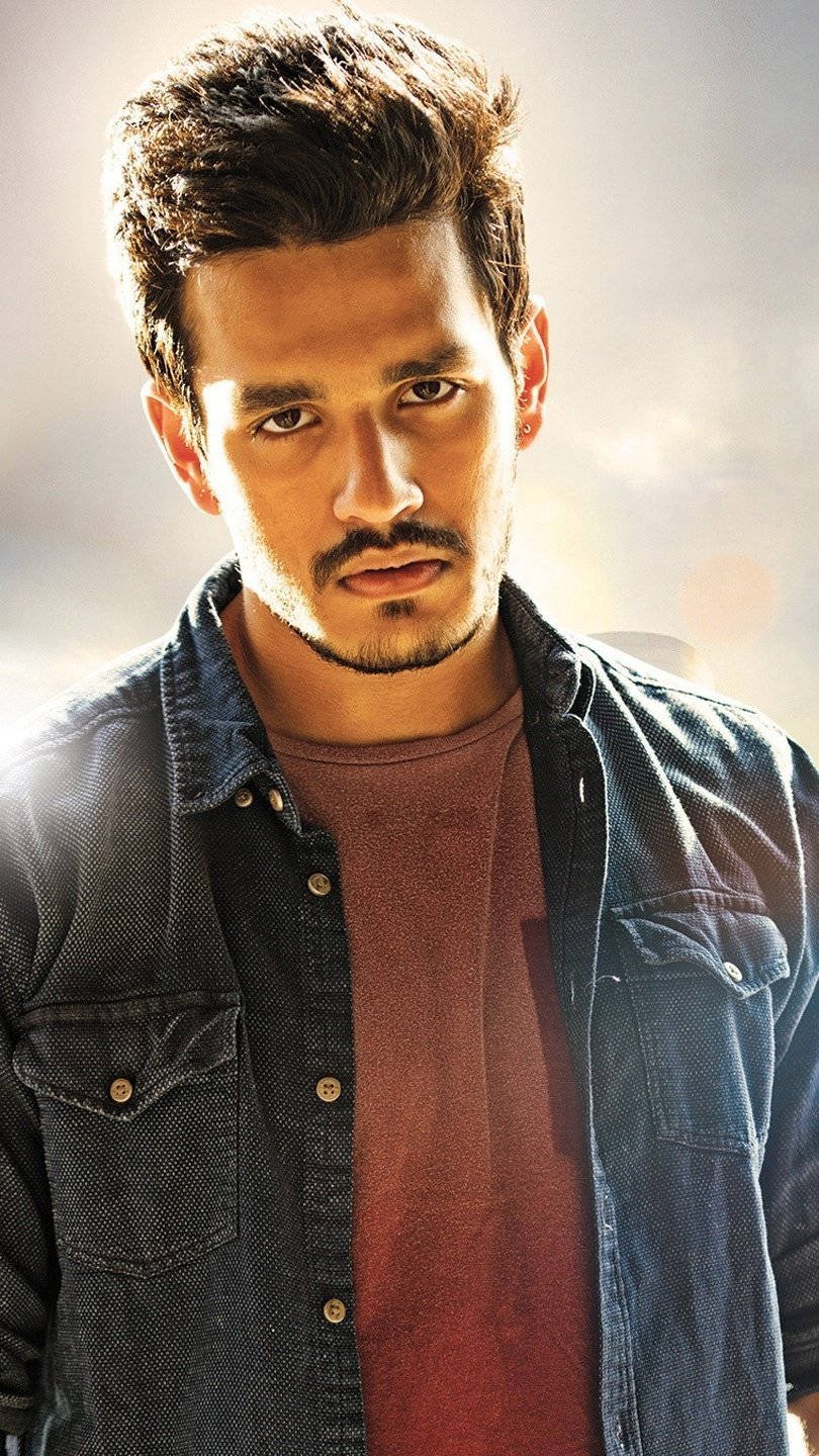 South Hero, denim jacket, maroon shirt, HD Phone Wallpaper
