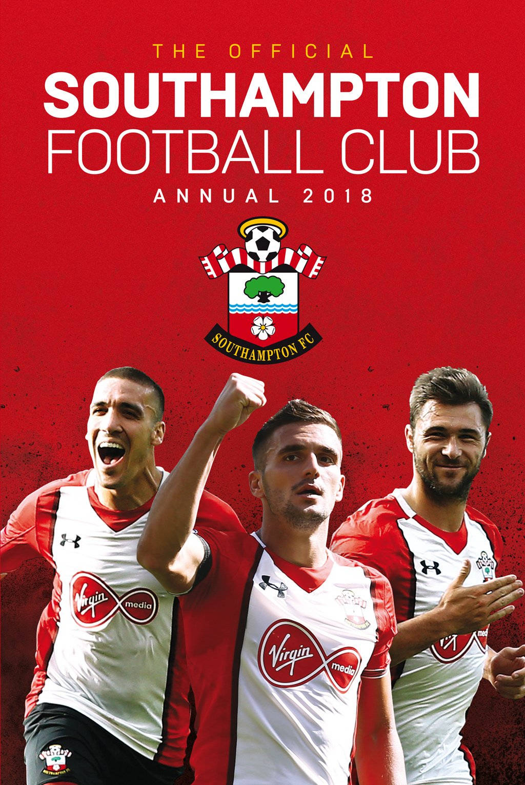 Southampton FC, red and white kits, bold red background, HD Phone Wallpaper