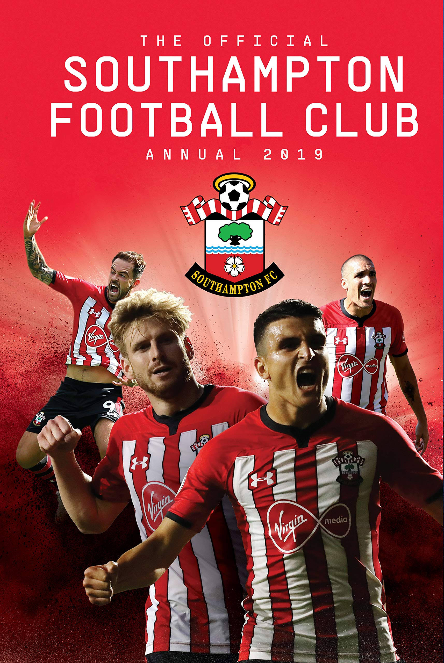 Southampton FC, 2019, red and white striped jerseys, 2K Phone Wallpaper