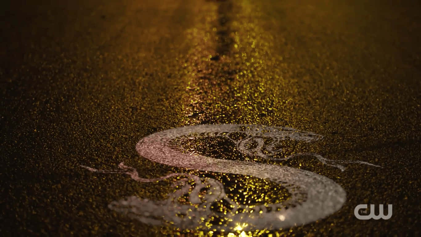 Southside Serpents, S symbol, wet pavement, HD Desktop Wallpaper