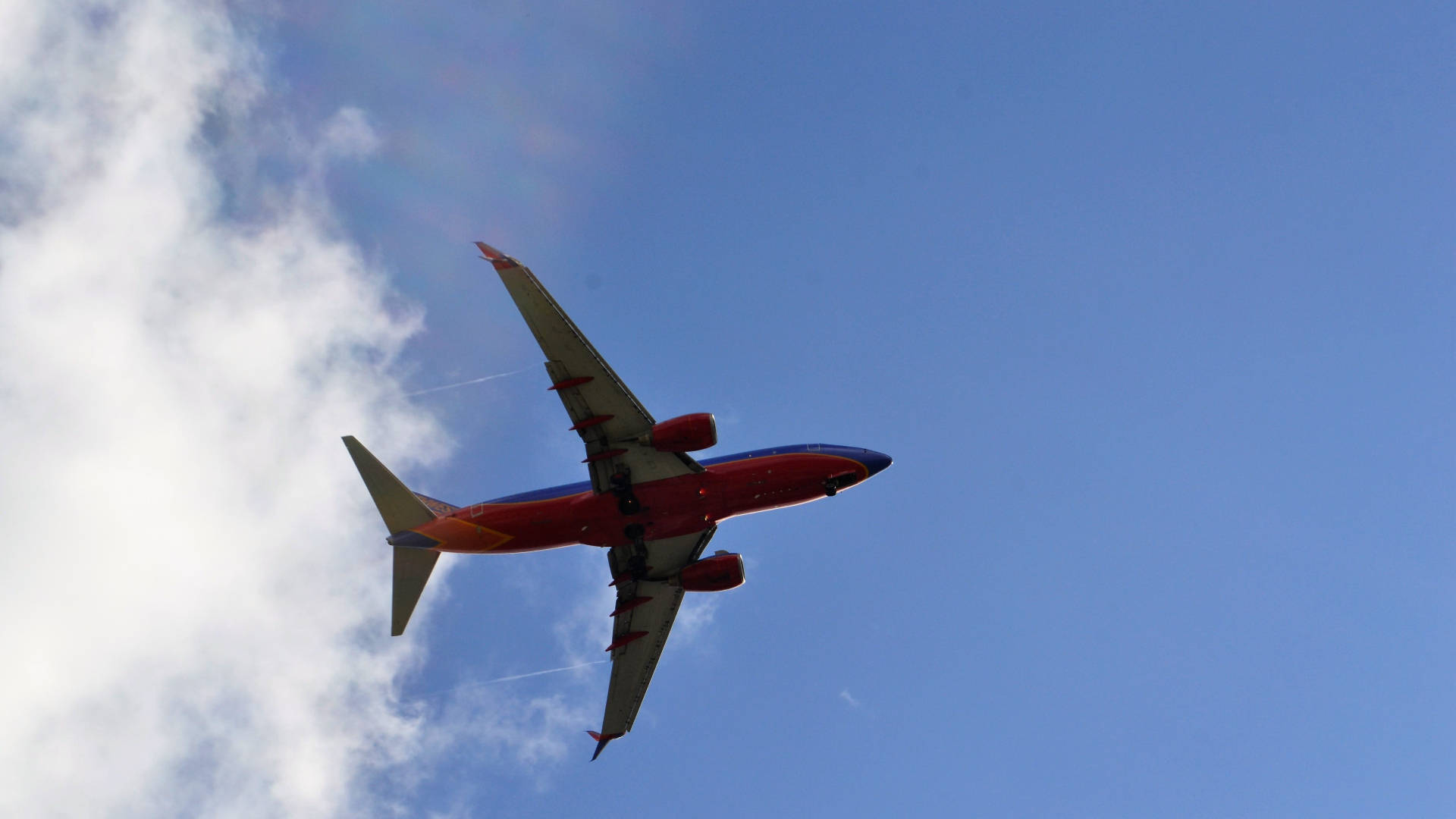 Southwest Airlines, red and blue, jet, Full HD Desktop Wallpaper