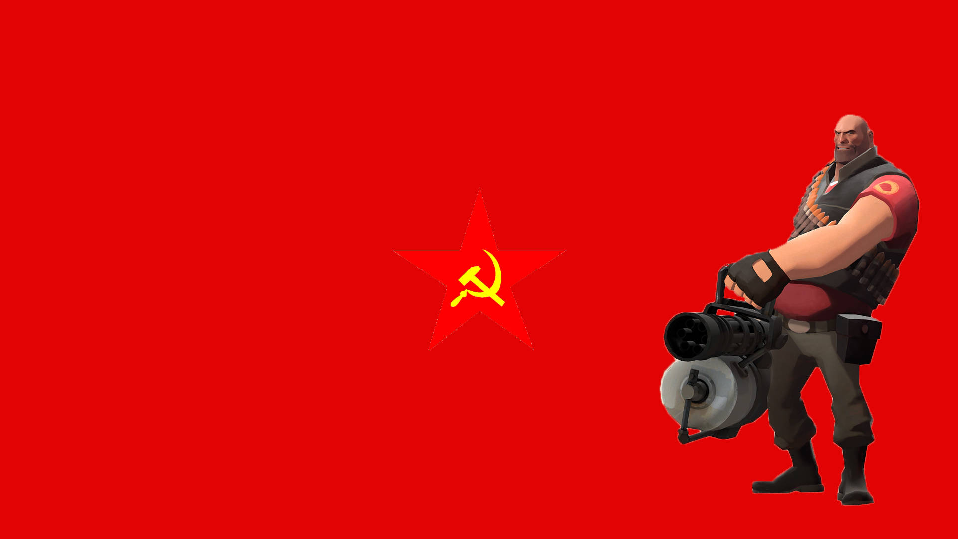Soviet Union Flag, red armband, rocket launcher, Full HD Desktop Wallpaper