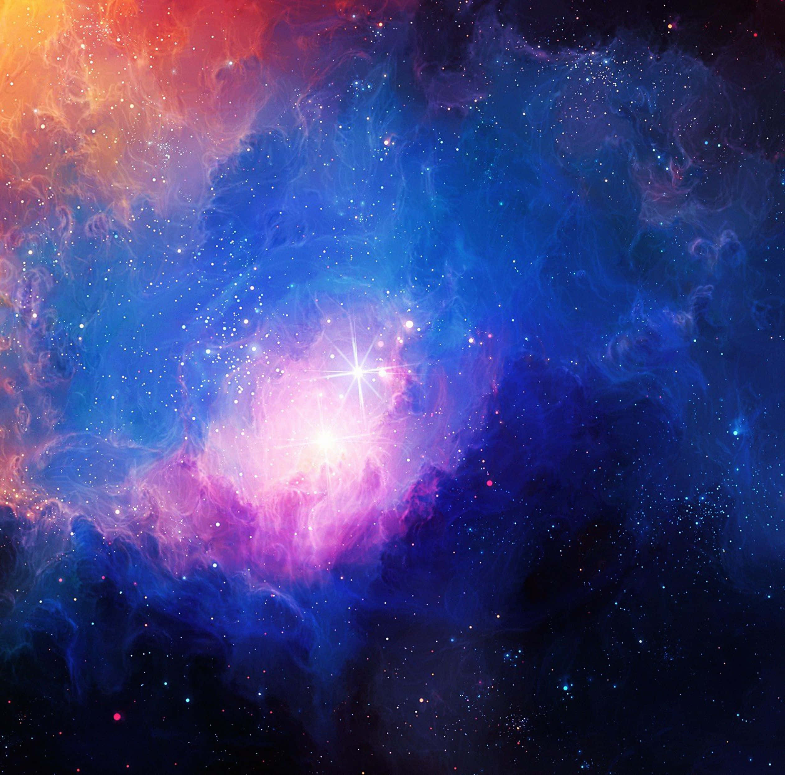 galaxy themed paintings, 2524 x 2493 wallpaper, cosmic nebula, Full HD Desktop Wallpaper