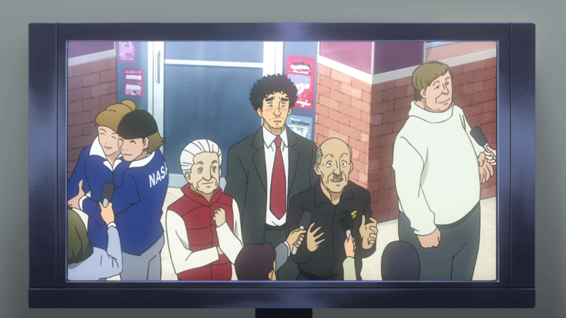Space Brothers, anime scene, diverse characters, Full HD Desktop Wallpaper