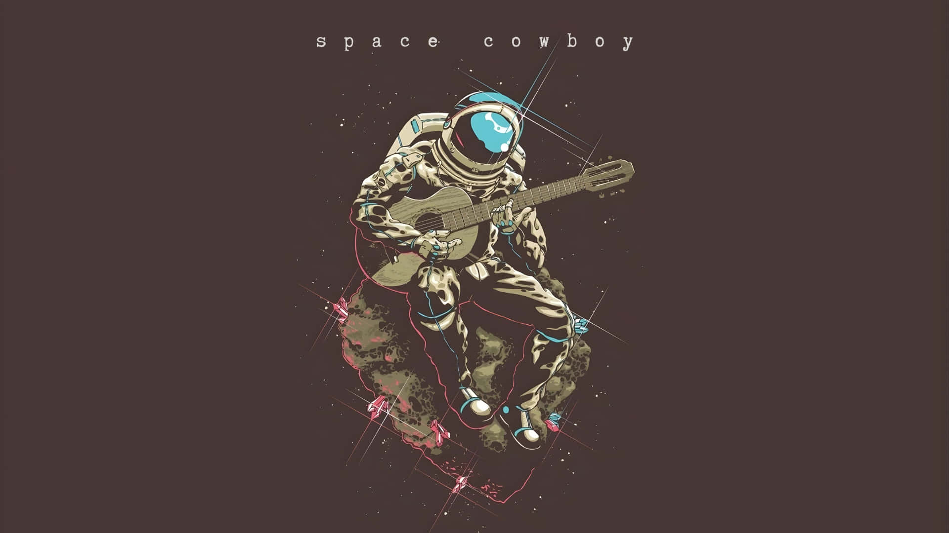 Space Cowboy, astronaut, spacesuit, Full HD Desktop Wallpaper
