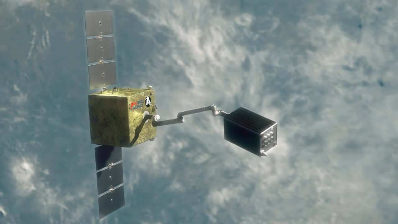 satellite, solar panels, Earth, HD Desktop Wallpaper