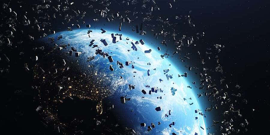 Space Debris, Earth, space, SD Desktop Wallpaper