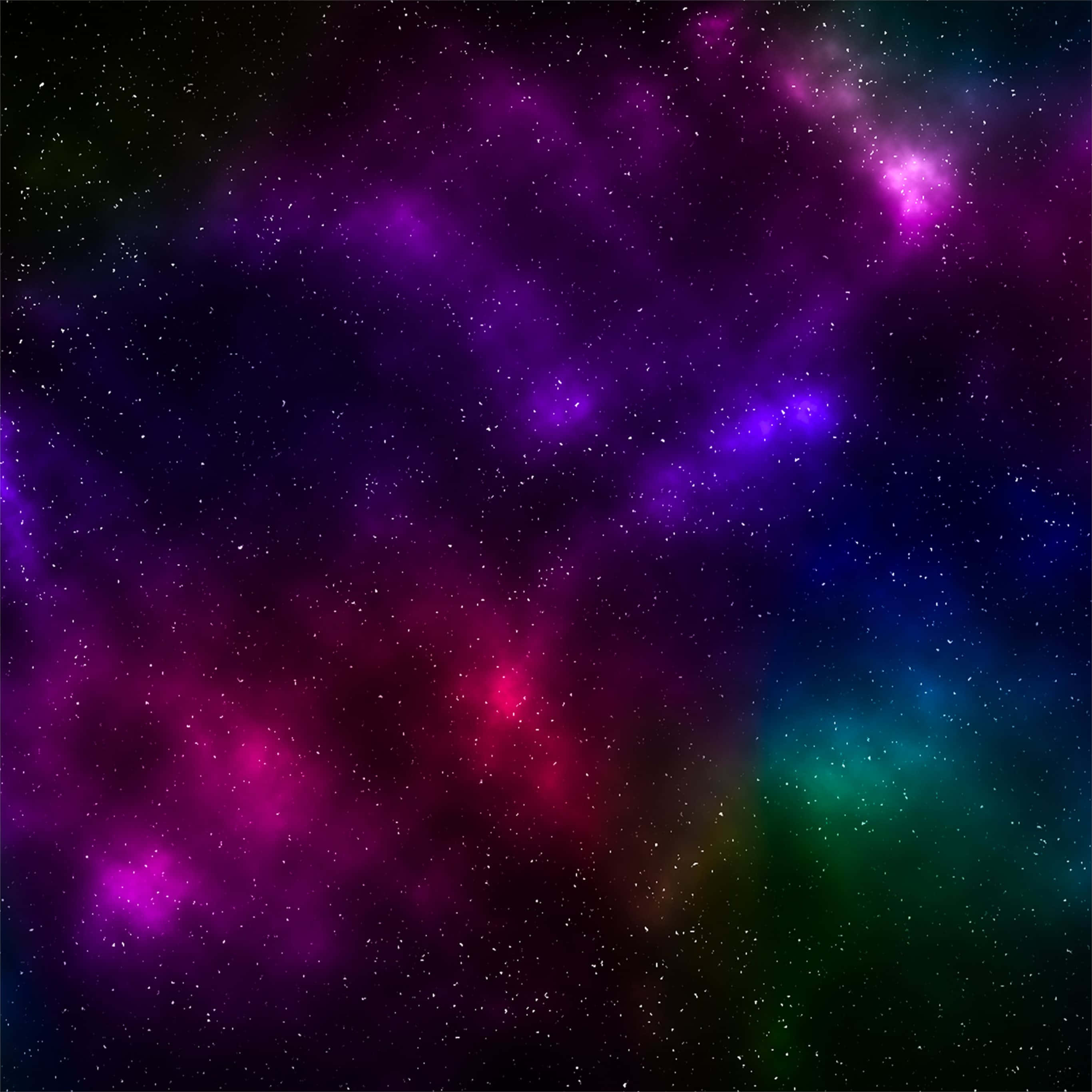 Space iPad, cosmic nebula, purple, 2K Desktop Wallpaper