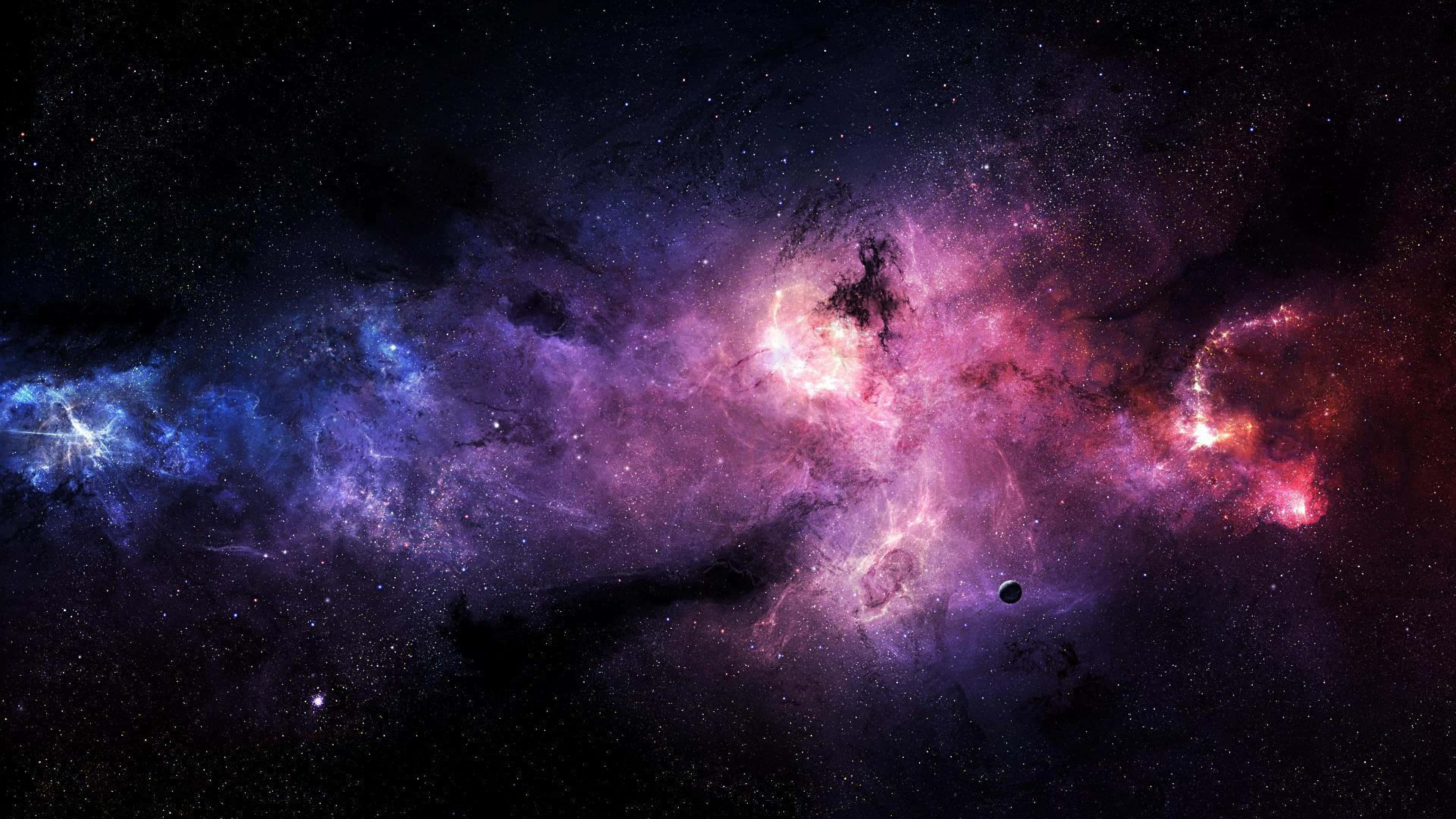Space iPad, galaxy, stars, 4K Desktop Wallpaper
